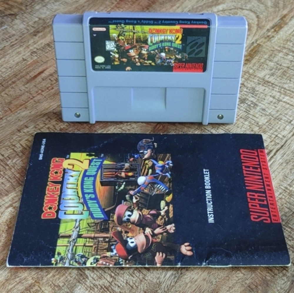 SNES Donkey Kong Country 2: Diddy's Kong Quest Super Nintendo game